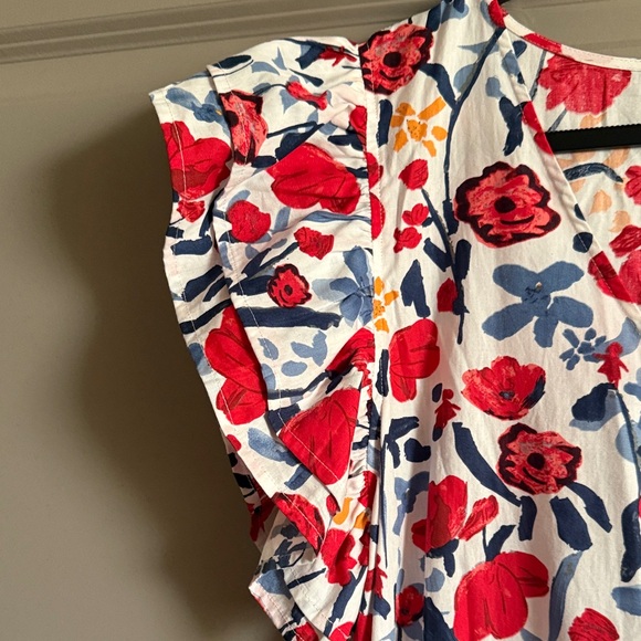 Entro Floral Ruffle Sleeve Dress - Picture 3 of 6